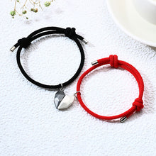 Load image into Gallery viewer, 1 Pair Heart Wish Stone Adjustable Magnetic Attraction Couple Bracelets Lover Jewelry Gift
