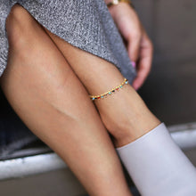 Load image into Gallery viewer, Retro Simple Creative Colorful String Glass Beads Ankle Chain Women Girls Jewelry Gift
