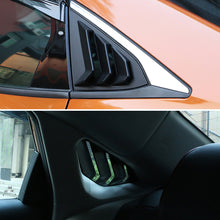 Load image into Gallery viewer, Pair Rear Panel Window Side Louvers Carbon Fiber Vent Decal For Honda Civic Type R Notchback 2020 2021 ABS

