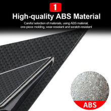 Load image into Gallery viewer, Pair Rear Panel Window Side Louvers Carbon Fiber Vent Decal For Honda Civic Type R Notchback 2020 2021 ABS
