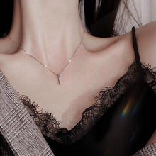Load image into Gallery viewer, Simple Cool Key Shaped Diamond Inlaid Clavicle Chain Necklace Jewelry Gift For Women Girls
