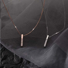Load image into Gallery viewer, Simple Cool Key Shaped Diamond Inlaid Clavicle Chain Necklace Jewelry Gift For Women Girls
