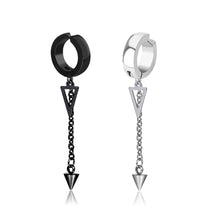 Load image into Gallery viewer, Women Punk No Hole Triangle Earrings Accessories Party Pendant Earrings Female Fashion Long Imitation Earmuffs
