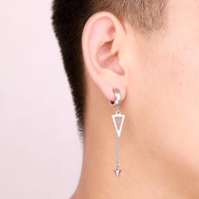 Load image into Gallery viewer, Women Punk No Hole Triangle Earrings Accessories Party Pendant Earrings Female Fashion Long Imitation Earmuffs
