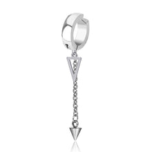 Load image into Gallery viewer, Women Punk No Hole Triangle Earrings Accessories Party Pendant Earrings Female Fashion Long Imitation Earmuffs
