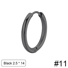 Load image into Gallery viewer, Women Fashion Alloy Stainless Steel Round Titanium Steel Round Hoop Earrings Gold Color Jewelry Earrings Party Gift
