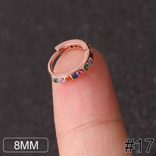 Load image into Gallery viewer, Women Fashion Alloy Stainless Steel Round Titanium Steel Round Hoop Earrings Gold Color Jewelry Earrings Party Gift
