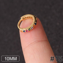 Load image into Gallery viewer, Women Fashion Alloy Stainless Steel Round Titanium Steel Round Hoop Earrings Gold Color Jewelry Earrings Party Gift
