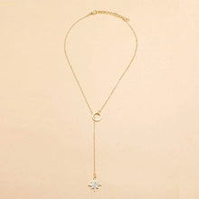 Load image into Gallery viewer, Simple Creative Geometry Hexagram Sun Necklace Pendant Women Girls Jewelry Gift
