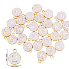 Load image into Gallery viewer, 26PCS/Set English Letter Alloy DIY Accessories For Necklace Bracelet Jewelry Ornaments
