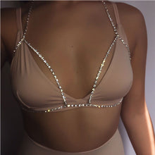 Load image into Gallery viewer, European And American Style Crystal Bra Diamond Inlaid Sexy Body Chain Jewelry Gift
