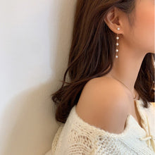Load image into Gallery viewer, Elegant Sweet Simple Cool Style Long Tassel Pearl Earrings Jewelry Gift For Women Girls
