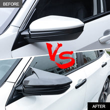 Load image into Gallery viewer, Pair Carbon Fiber Style Rear View Side Mirror Cover Rearview Caps For Honda For Civic 10th 2016 - 2020 ABS

