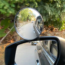 Load image into Gallery viewer, Car Blind Spot Mirrors Universal Wide Angle Side Mirror Covers Auxiliary Rear View Round
