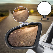 Load image into Gallery viewer, Car Blind Spot Mirrors Universal Wide Angle Side Mirror Covers Auxiliary Rear View Round
