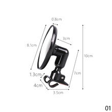 Load image into Gallery viewer, Car Blind Spot Mirrors Universal Wide Angle Side Mirror Covers Auxiliary Rear View Round
