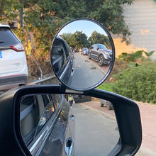 Load image into Gallery viewer, Car Blind Spot Mirrors Universal Wide Angle Side Mirror Covers Auxiliary Rear View Round
