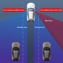 Load image into Gallery viewer, Car Blind Spot Mirrors Universal Wide Angle Side Mirror Covers Auxiliary Rear View Round
