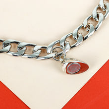 Load image into Gallery viewer, 2Pcs/pair Fashion Stainless Steel Couple Bracelets Magnetism Heart Charm Creative Chain Bracelets Jewelry Gift For Women Men
