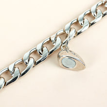 Load image into Gallery viewer, 2Pcs/pair Fashion Stainless Steel Couple Bracelets Magnetism Heart Charm Creative Chain Bracelets Jewelry Gift For Women Men
