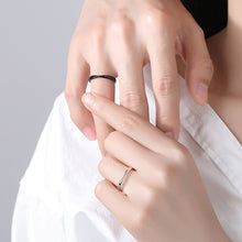 Load image into Gallery viewer, Simple Fashion Couple Ring Twisted Rope Copper Silver Plated Open Ring Couple Ring Girl Boy Friend Jewelry Gift
