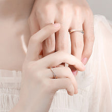 Load image into Gallery viewer, Twin Knot Mobius Couple Ring Fashion Creative Ring Adjustable Ring Jewelry Gift For Couple
