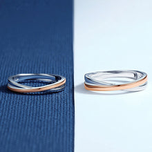 Load image into Gallery viewer, Twin Knot Mobius Couple Ring Fashion Creative Ring Adjustable Ring Jewelry Gift For Couple
