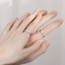 Load image into Gallery viewer, Twin Knot Mobius Couple Ring Fashion Creative Ring Adjustable Ring Jewelry Gift For Couple
