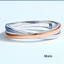 Load image into Gallery viewer, Twin Knot Mobius Couple Ring Fashion Creative Ring Adjustable Ring Jewelry Gift For Couple
