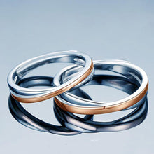 Load image into Gallery viewer, Twin Knot Mobius Couple Ring Fashion Creative Ring Adjustable Ring Jewelry Gift For Couple
