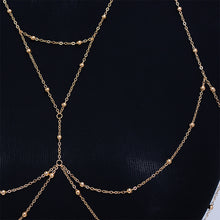 Load image into Gallery viewer, Fashion Metal Ladies Body Chain Sexy Style Chest Chain Hollow Out Bikini Ladies Women Breast Chain Body Decorative Jewelry
