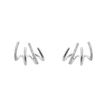 Load image into Gallery viewer, Luxury Claw Stud Earrings for Women Punk Four-Prong Korean Ear Hook Clip Earrings Trend Jewelry
