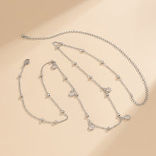 Load image into Gallery viewer, Versatile Beach Thin Chain Body Chain Simple Geometric Imitation Crystal Pendant Tassel Waist Chain Summer Sexy Body Chain

