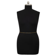 Load image into Gallery viewer, Creative Mixed Color Stitching Peach Heart Body Chain Simple Hollow Drop Oil Single-layer Waist Chain Female Body Jewelry
