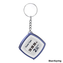 Load image into Gallery viewer, 1pc Creative Mini Tape Measure Pull Ruler Key Ring Measuring Tools Retractable Ruler with Key Chain and Hook Gauging Tool Portable Keychain Keyring Gifts
