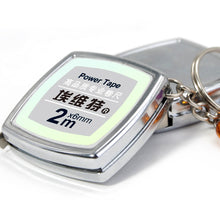 Load image into Gallery viewer, 1pc Creative Mini Tape Measure Pull Ruler Key Ring Measuring Tools Retractable Ruler with Key Chain and Hook Gauging Tool Portable Keychain Keyring Gifts
