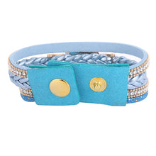 Load image into Gallery viewer, Luxury Women Watch Leather Strap Diamond Quartz Watch Wrap Around Fashion Bracelet Wrist Watches
