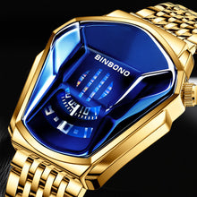 Load image into Gallery viewer, BINBOND 01 Luxury Men Watch Top Brand Sport Waterproof Quartz Watches 3D Glass Man Clock Wristwatch
