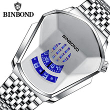 Load image into Gallery viewer, BINBOND 01 Luxury Men Watch Top Brand Sport Waterproof Quartz Watches 3D Glass Man Clock Wristwatch
