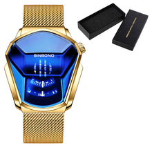 Load image into Gallery viewer, BINBOND 01 Luxury Men Watch Top Brand Sport Waterproof Quartz Watches 3D Glass Man Clock Wristwatch
