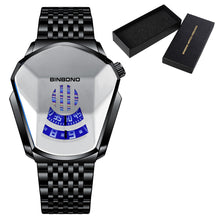 Load image into Gallery viewer, BINBOND 01 Luxury Men Watch Top Brand Sport Waterproof Quartz Watches 3D Glass Man Clock Wristwatch
