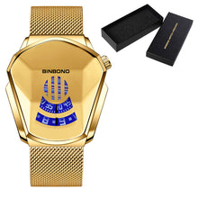Load image into Gallery viewer, BINBOND 01 Luxury Men Watch Top Brand Sport Waterproof Quartz Watches 3D Glass Man Clock Wristwatch
