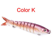 Load image into Gallery viewer, Pike Fishing Lures Artificial Multi Jointed Sections Hard Bait Trolling Pike Carp Fishing Tools

