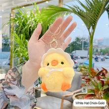 Load image into Gallery viewer, 10cm Cute Chicken Plush Toys Key Chain Bag Pendant Cute Chick Doll for Kids Children Birthday Christmas Gifts Toys
