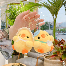 Load image into Gallery viewer, 10cm Cute Chicken Plush Toys Key Chain Bag Pendant Cute Chick Doll for Kids Children Birthday Christmas Gifts Toys
