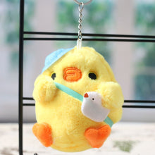 Load image into Gallery viewer, 10cm Cute Chicken Plush Toys Key Chain Bag Pendant Cute Chick Doll for Kids Children Birthday Christmas Gifts Toys
