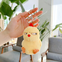 Load image into Gallery viewer, 12cm Cute Angry Chicken Plush Toys Key Chain Bag Pendant Cute Duck Doll for Kids Children Birthday Christmas Gifts Toys
