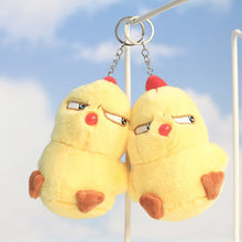 Load image into Gallery viewer, 12cm Cute Angry Chicken Plush Toys Key Chain Bag Pendant Cute Duck Doll for Kids Children Birthday Christmas Gifts Toys
