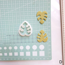 Load image into Gallery viewer, Minimalistic Style Polymer Clay Cutter Cutting Mold DIY Earrings Botanical Geometrical Shape Polymer Clay Molds for Jewelry Earrings Making
