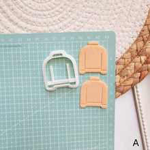 Load image into Gallery viewer, Minimalistic Style Polymer Clay Cutter Cutting Mold DIY Earrings Botanical Geometrical Shape Polymer Clay Molds for Jewelry Earrings Making
